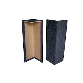 Arranhador Gatos Canto Sofá 2 Peças + Coleiras Com Guizo