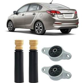 Kit Batente Suspensão Traseira Hb20 2012013 2014 2015 16