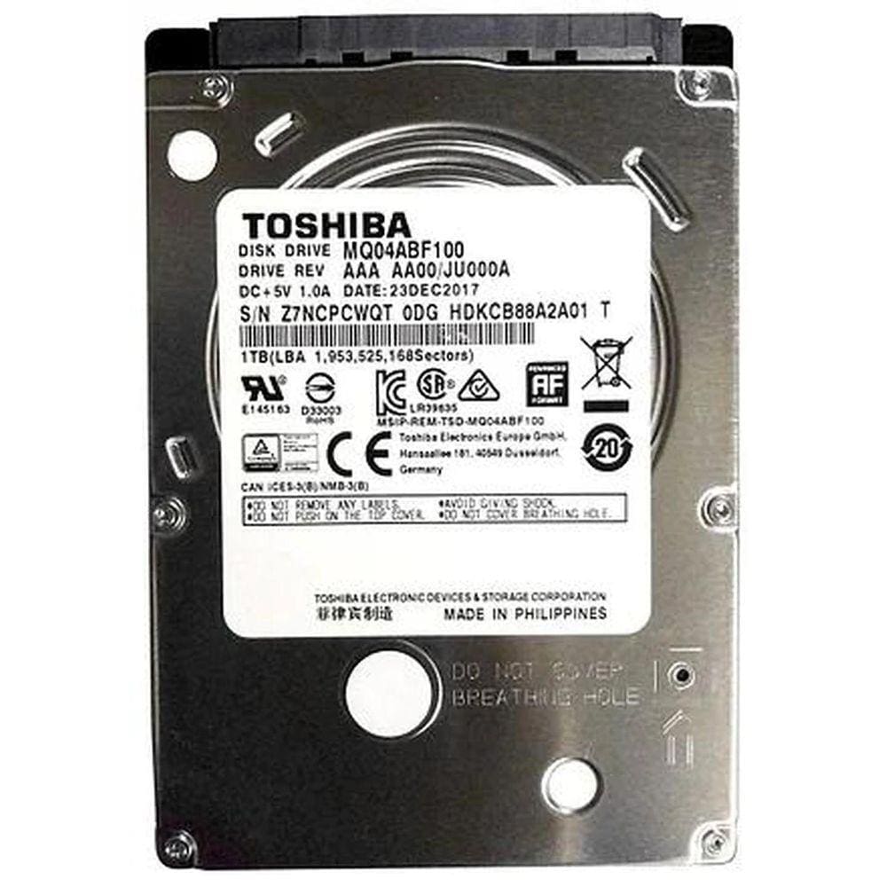 Disco Rígido Interno Toshiba Mq04Abf Series Mq04Abf100 1Tb