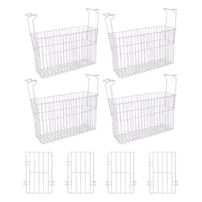 4 Cestos Organizador Freezer Nf Hf Metalfrio + 4 Separadores
