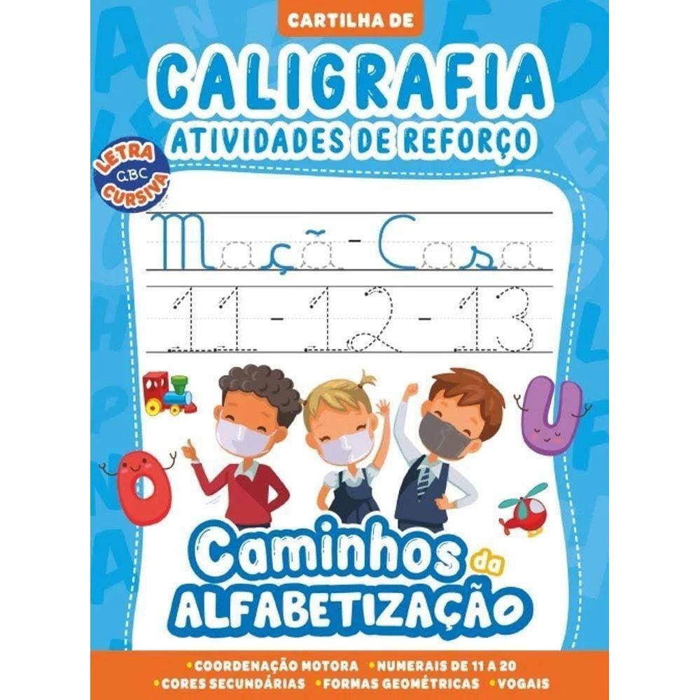 Livro Cartilha De Caligrafia - Atividades De Reforço Vol. 02