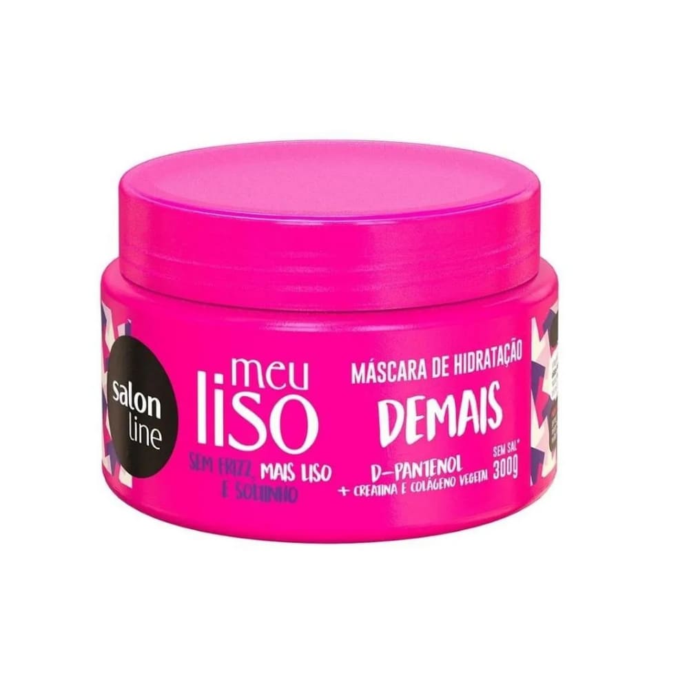 Máscara Hidratação Capilar Meu Liso Demais 300g Salon Line