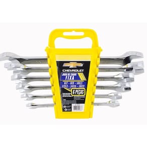 Jogo Chave Fixa 6 Pçs 6Mm A 17Mm Aço Carbono Chevrolet