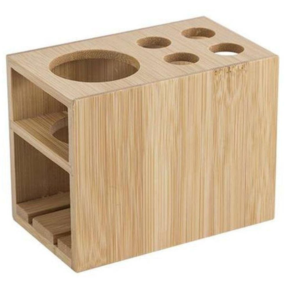 Porta Escova De Dentes Organizador Em Bambu Eco - Mimo Style