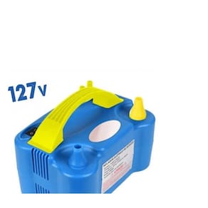 Inflador Compressor De Encher Baloes - 127V - Azul