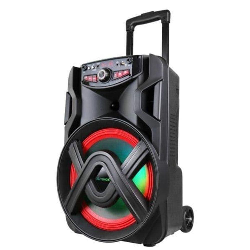Caixa Som Bluetooth Amvox Aca 401 Tsunami - 400W Rms Usb