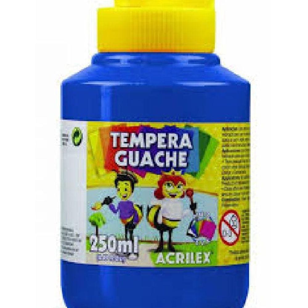 Tinta Guache 250Ml Azul Turquesa 501 Acrilex