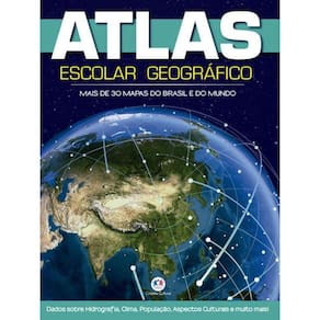 Livro Atlas Escolar Geográfico 2017 - 48P: Mais De 30 Mapas