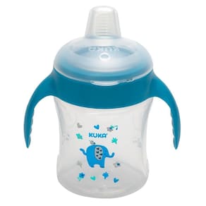 Caneca Kuka Treinamento Azul 200Ml 6+ Bico 100% Silicone