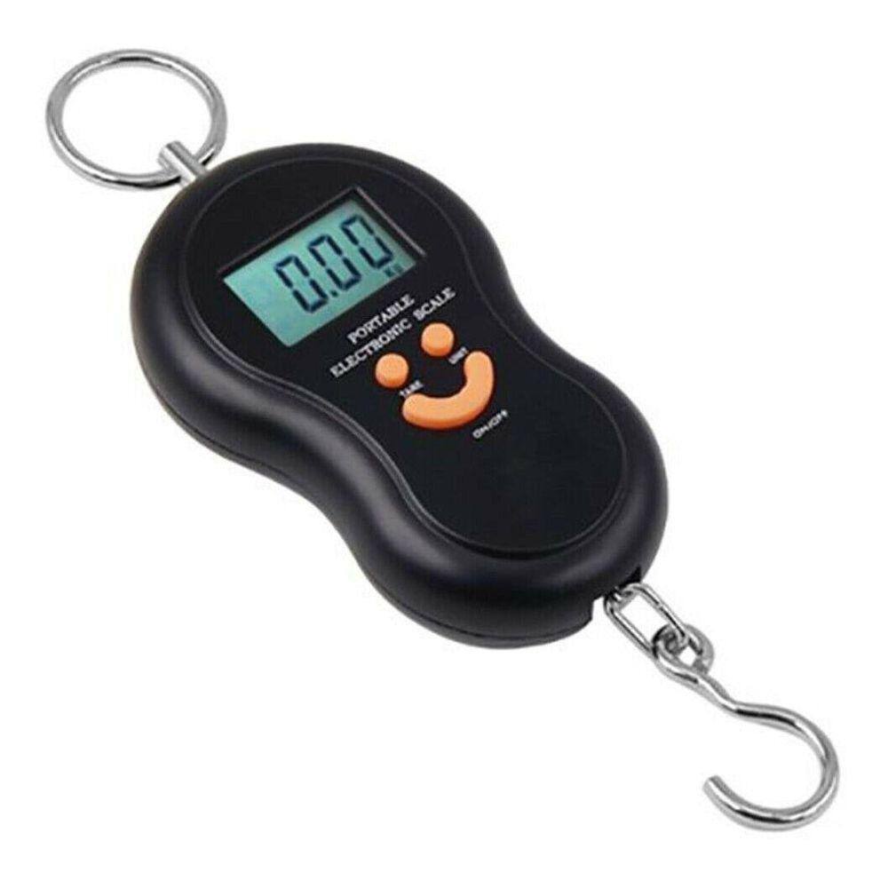 Balança Digital 50Kg De Mão Pescador Mala Bagagem