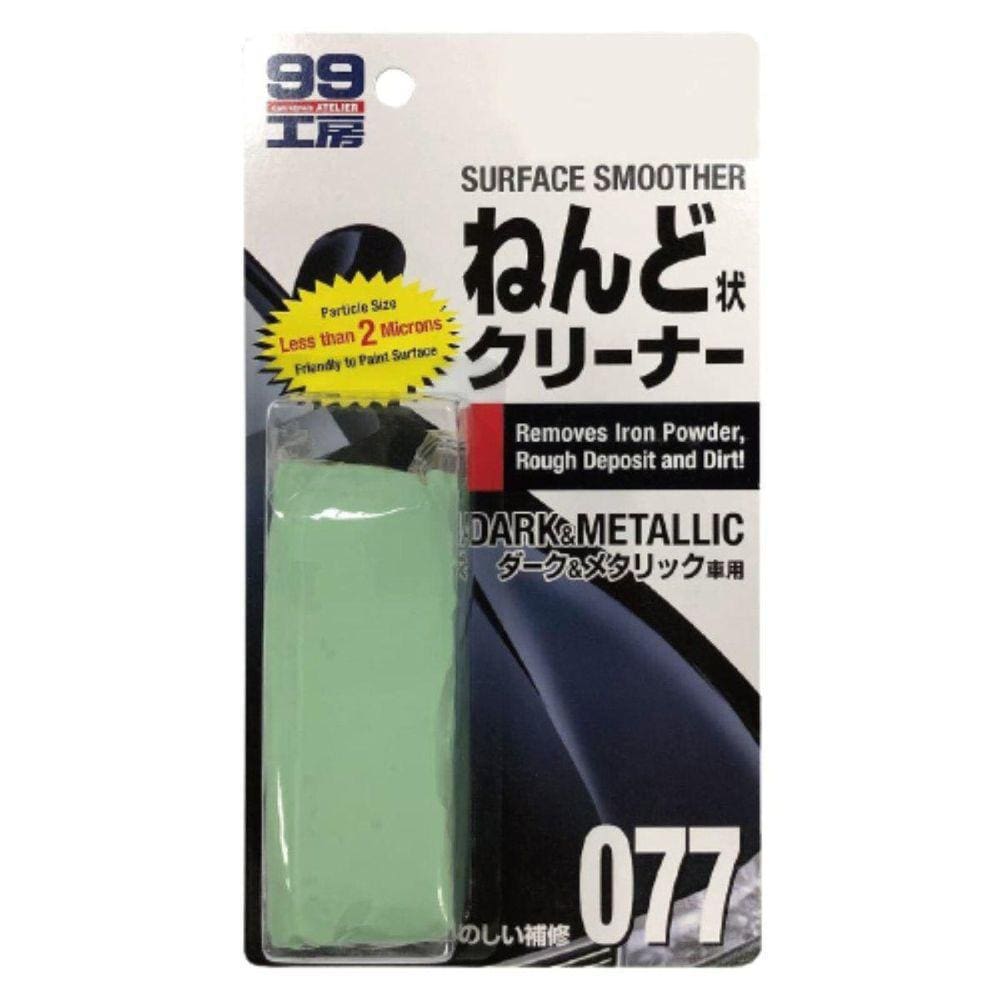 Clay Bar Dark E Metalic Abrasividade Leve 150G Soft99