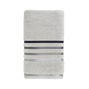 Toalha Banho Lumina Karsten 70X140Cm Cinza Claro Algodão