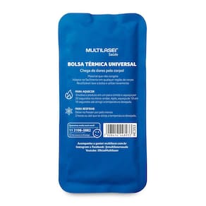 Bolsa Térmica de Gel Azul Multilaser Saúde - HC353