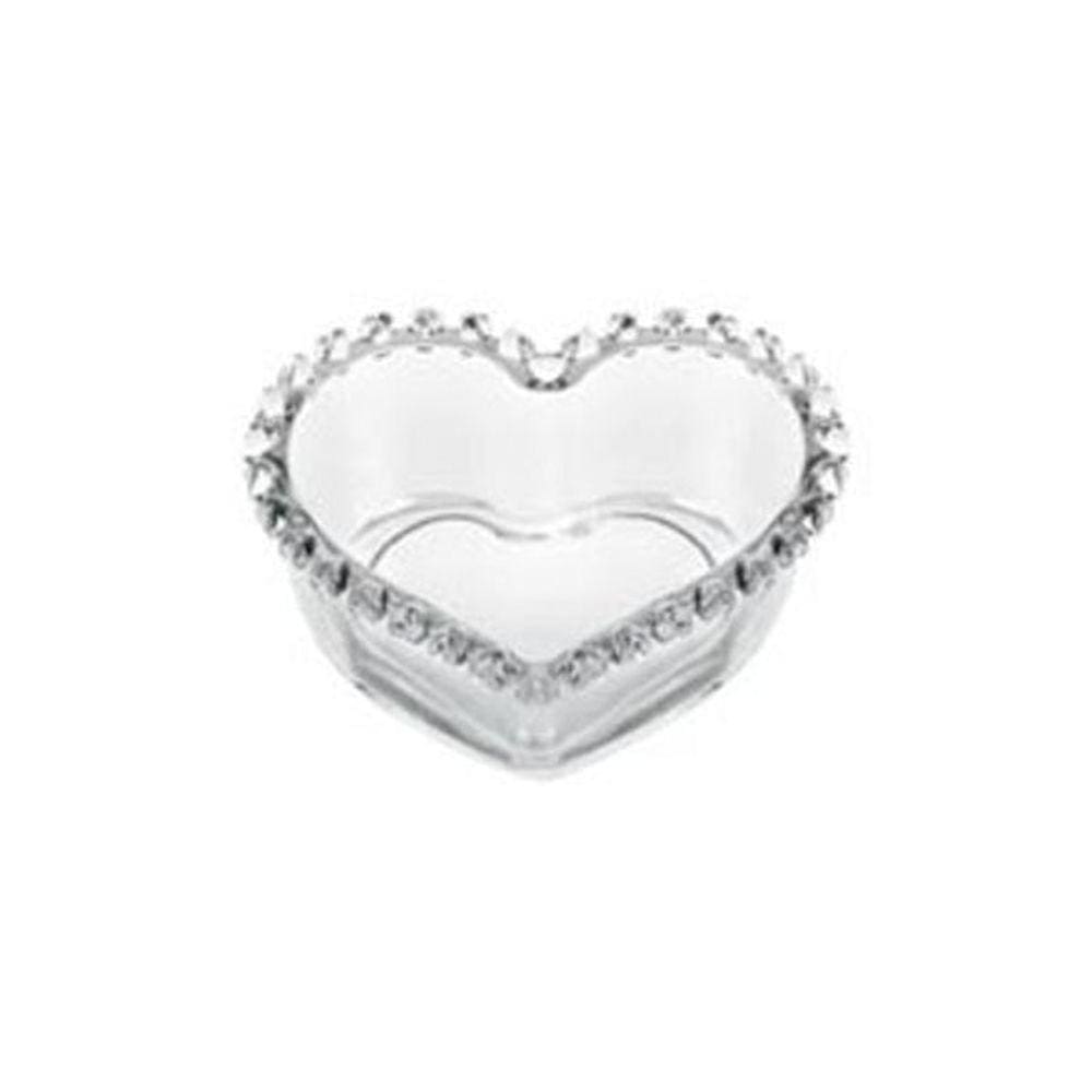 Bowl Cristal Borda Coracao Lyor 13Cm