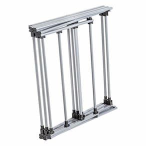 Varal De Chão Telescópico Vertical Extensível Com 11 Grades