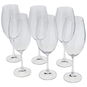 Jogo 06 Taças Vinho 630 Ml Barbara Bohemia