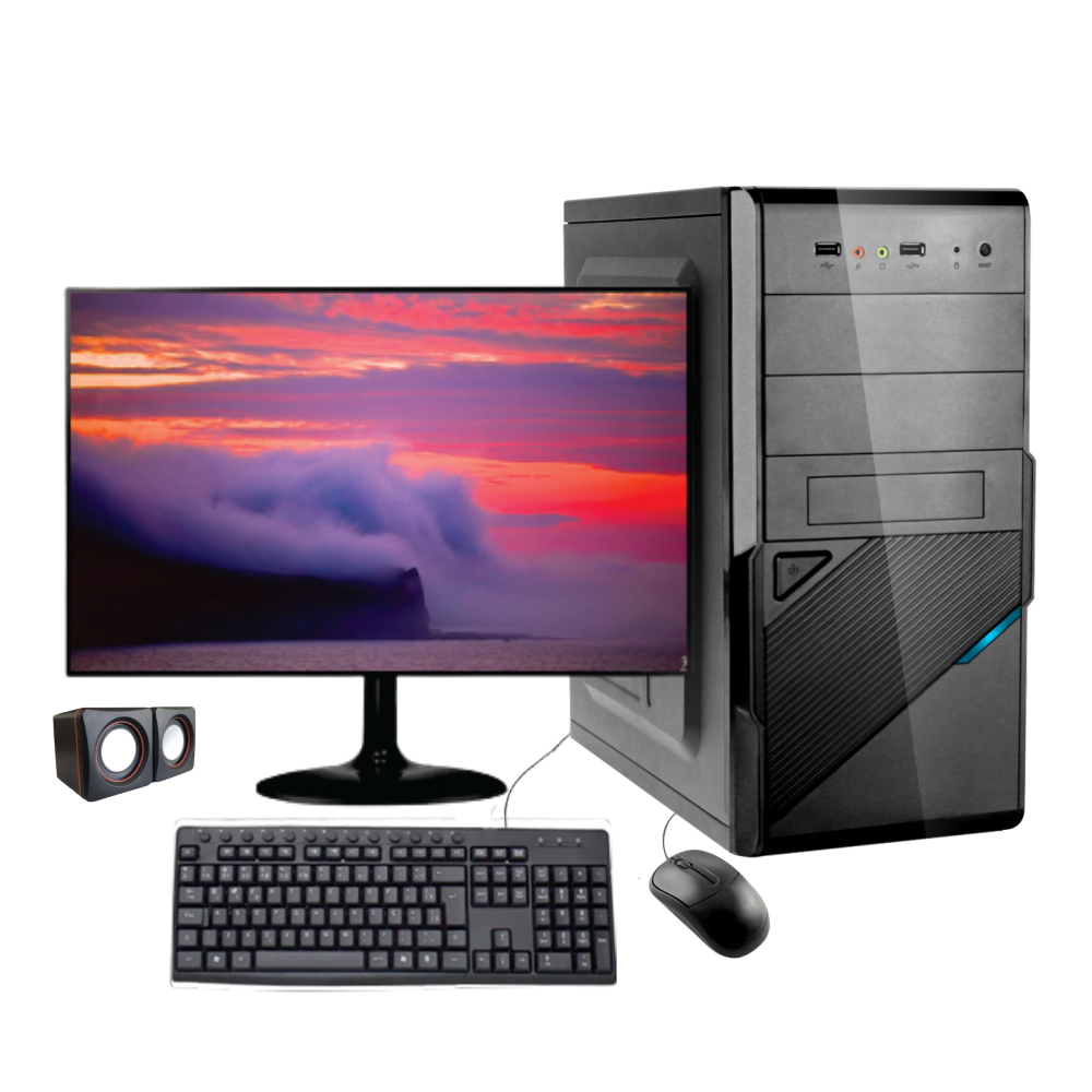 Computador Digital Info Intel Dual Core 8gb Hd 500gb Kit Multimídia Monitor 19