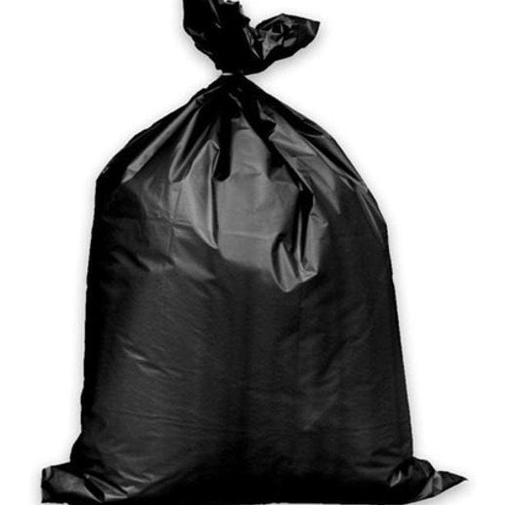 Saco De Lixo 100 Litros Reforçado Boca Larga Preto 5Kg