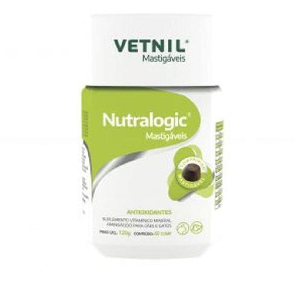 Nutralogic Mastigáveis Vetnil 60 Comprimidos 120G