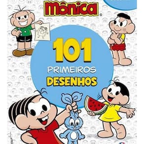 Livro: 101 Primeiros Desenhos - Turma Da Mônica