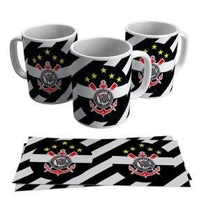 Caneca Corinthians Timão Escudo 325ml