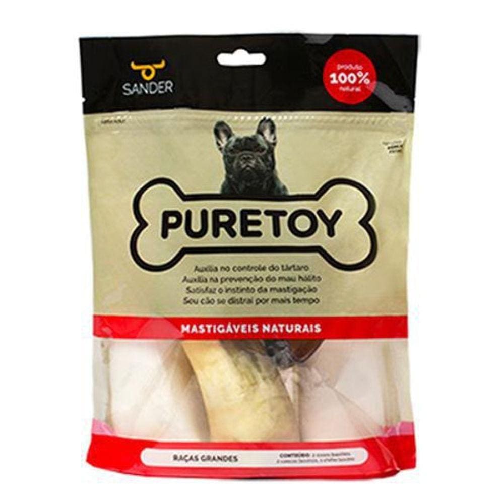 Kit Puretoy Com 5 Mastigáveis Naturais Para Raças Grandes