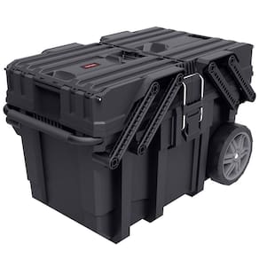 Caixa De Ferramentas Horizontal Com Carrinho Keter Preto