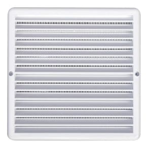 Grade Ventilação Quadrada Itc 25X25Cm Branca Com Tela
