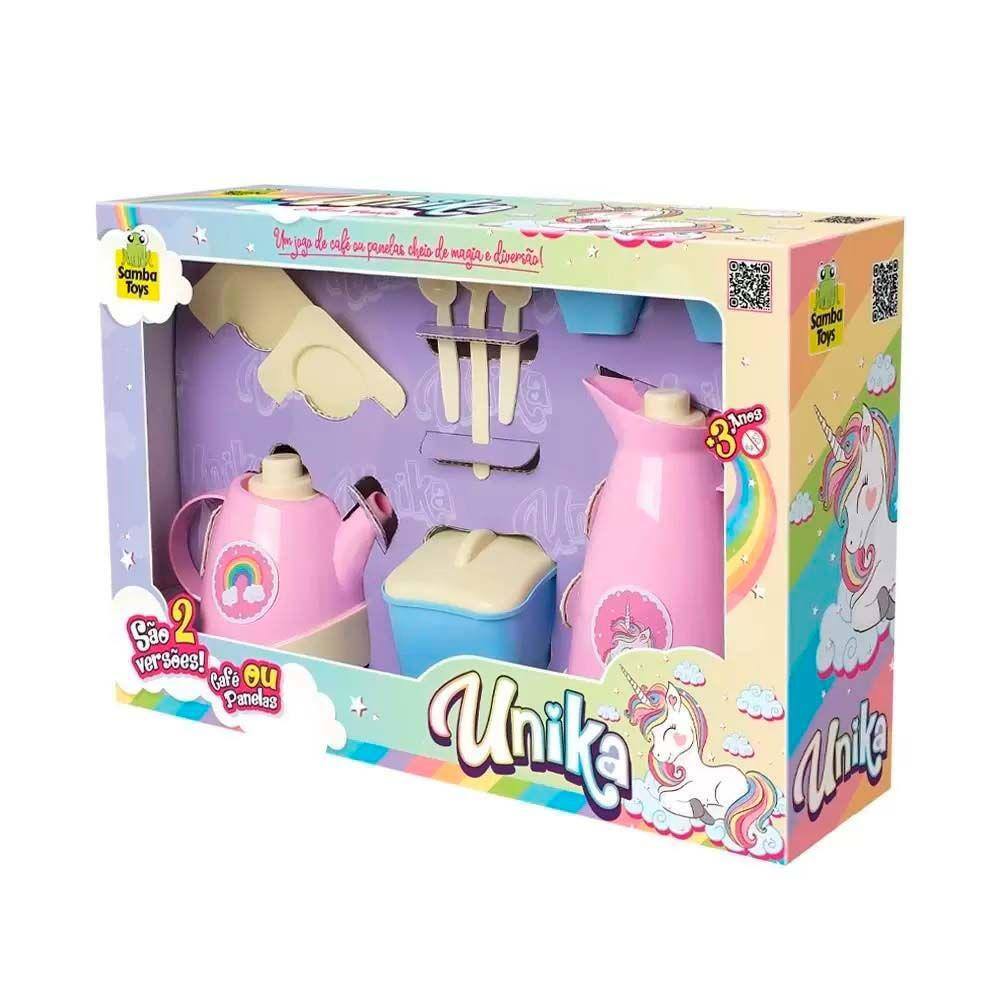 Joguinho de Panelas Infantil - Unika - 7 peças - Samba Toys