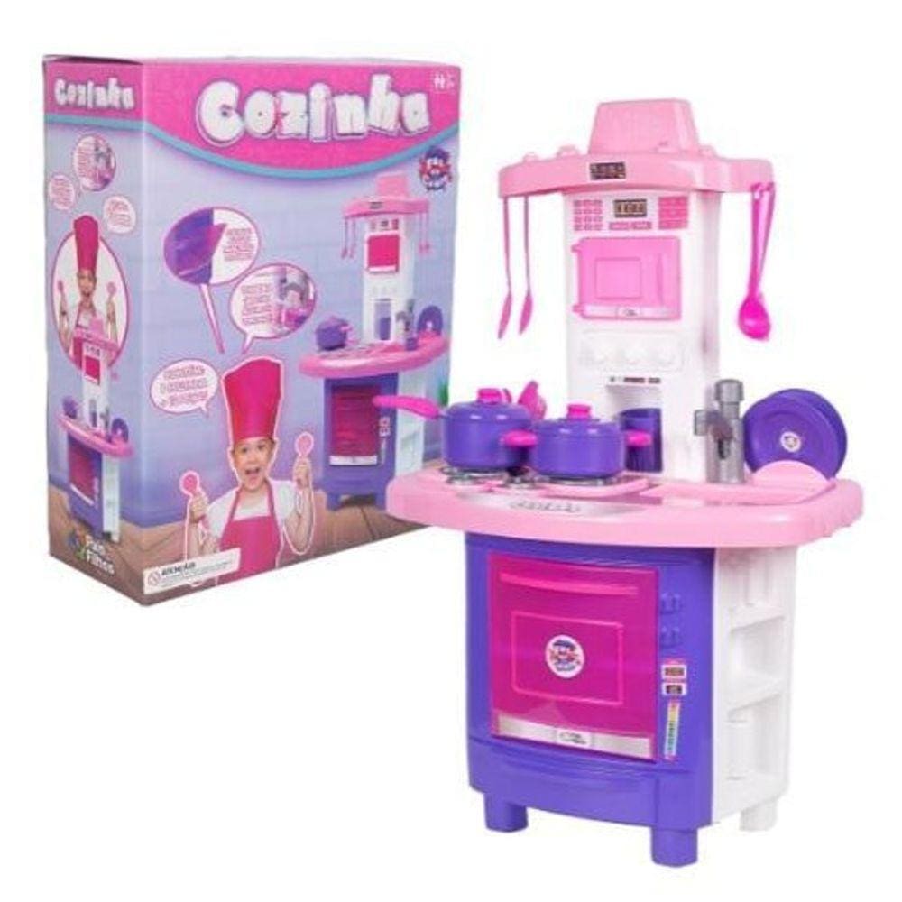 Cozinha Infantil De Brinquedo Completa Com Acessórios