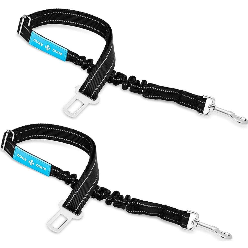 Kit 2 Cinto de Segurança Pet Guia Elástico para Cães e Gatos Nylon Universal