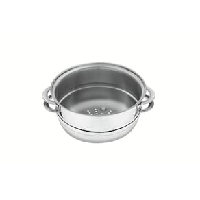 Cozi-Vapore Tramontina Solar em Aço Inox com Alças 20 cm 3,2 L Tramontina