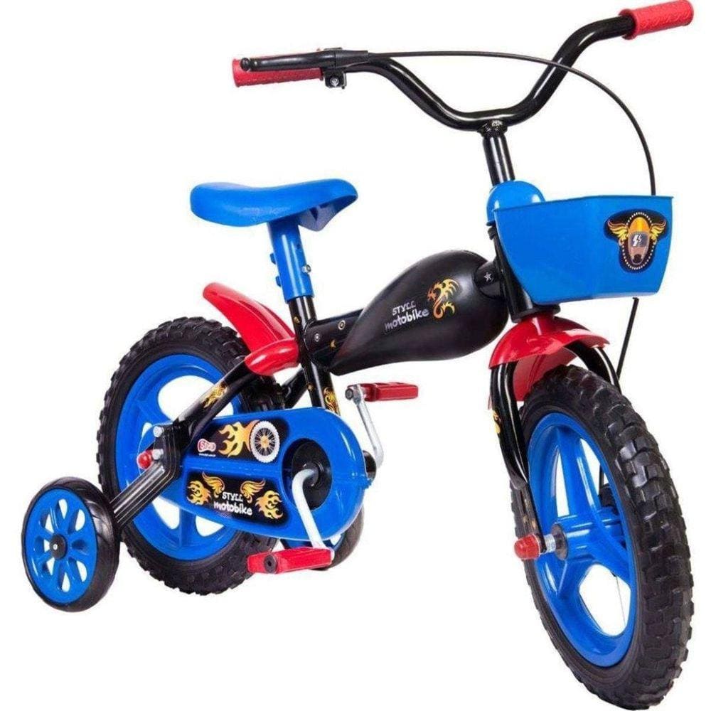 Bicicleta Aro 12 Styll Moto Bike Styllkids