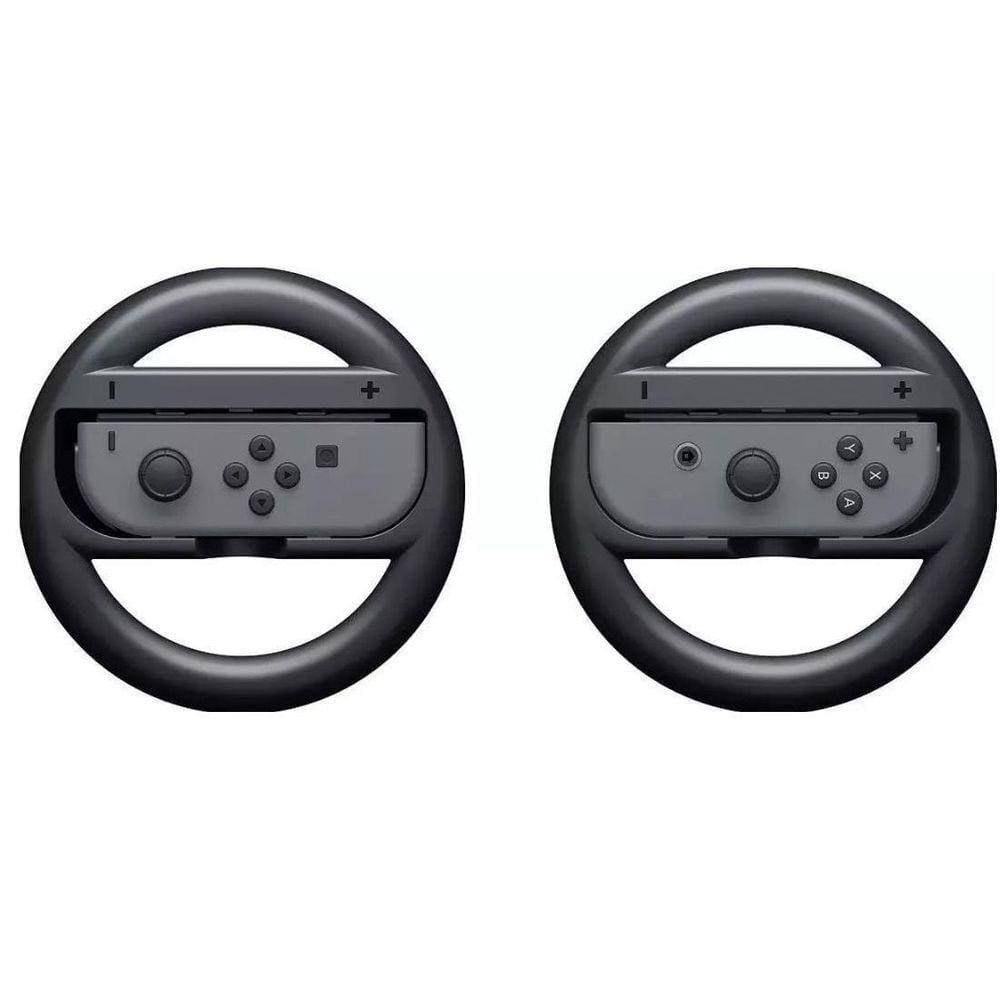 Par Volante Nintendo Switch Controle Joy-Coin Grip Preto