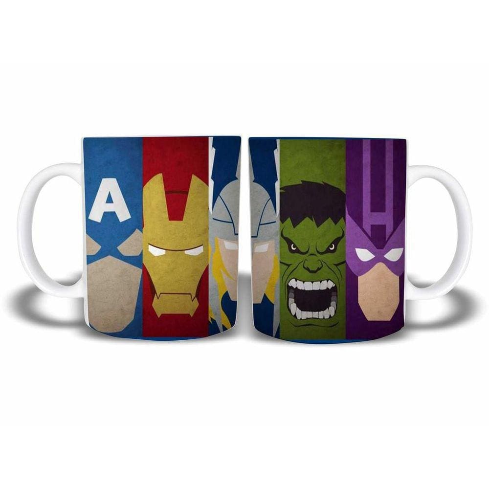 Caneca Temática Herói 3 Polímero 325Ml