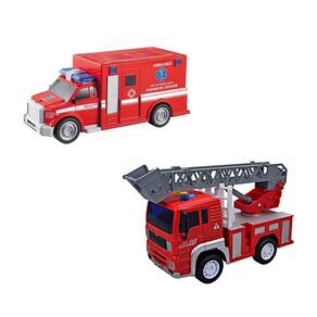 Kit Brinquedo Caminhão Bombeiro Fire Rescue - Chic Outlet