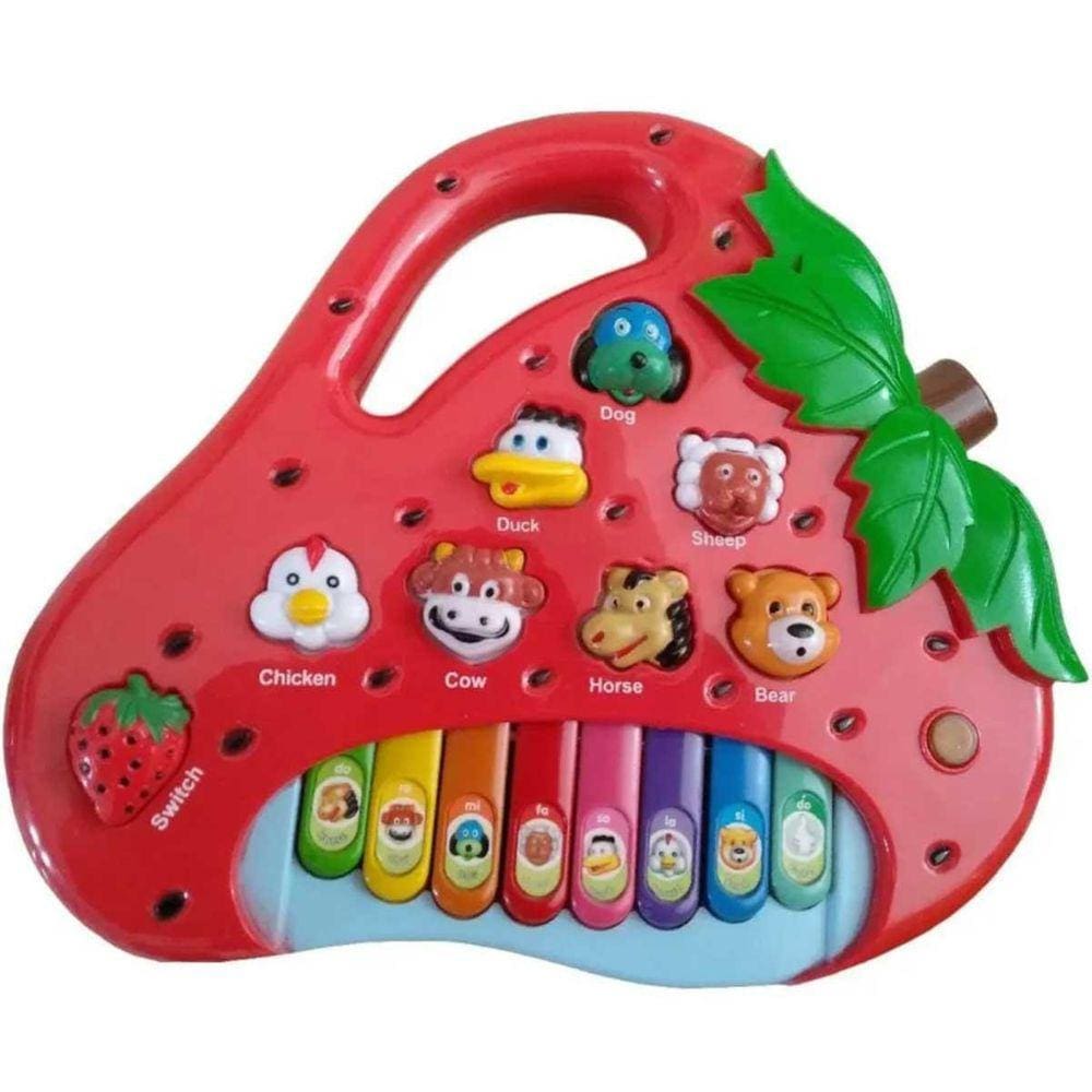 Piano Infantil Musical Educativo Som De Animais Fazenda