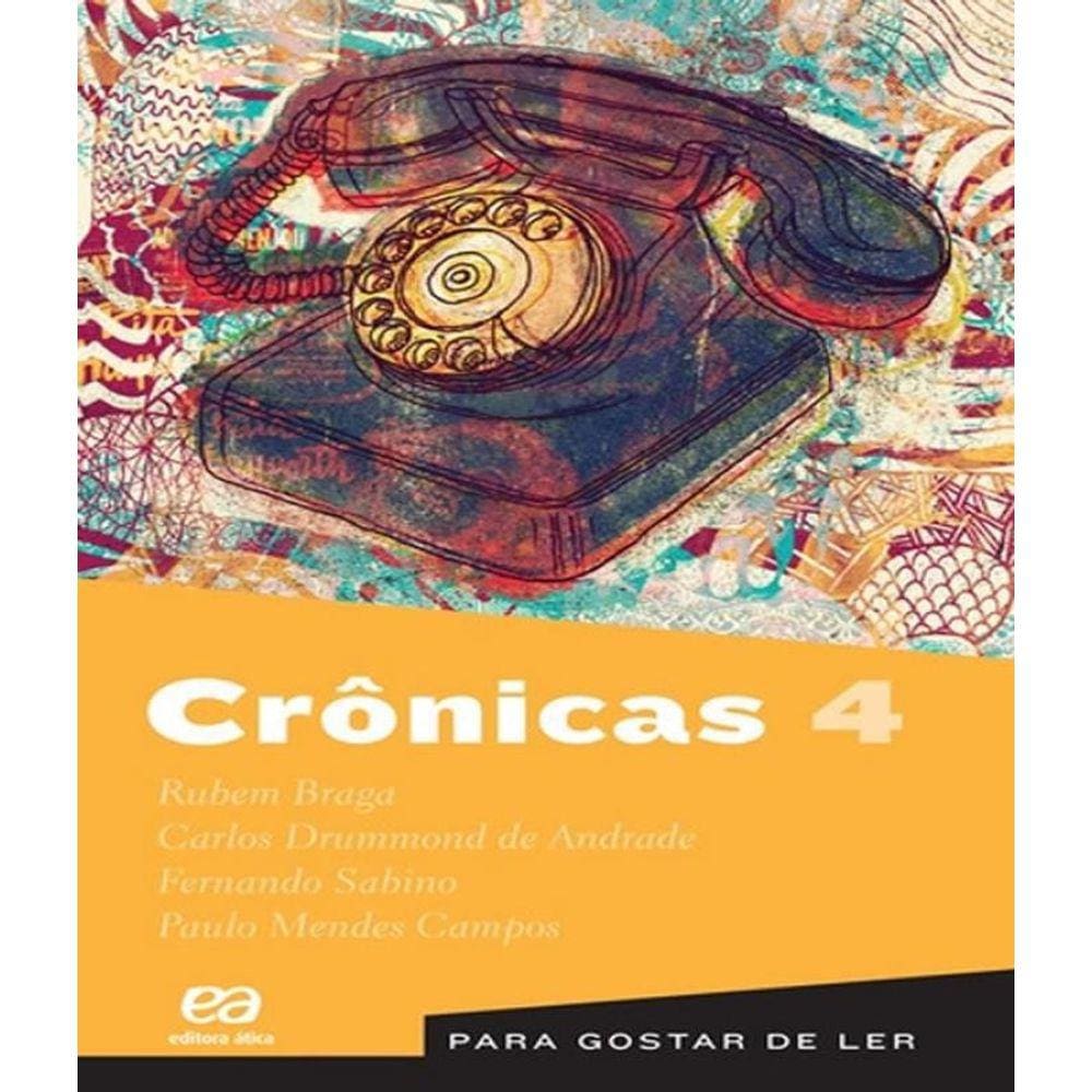 Livro Cronicas - Para Gostar De Ler - Vol 04
