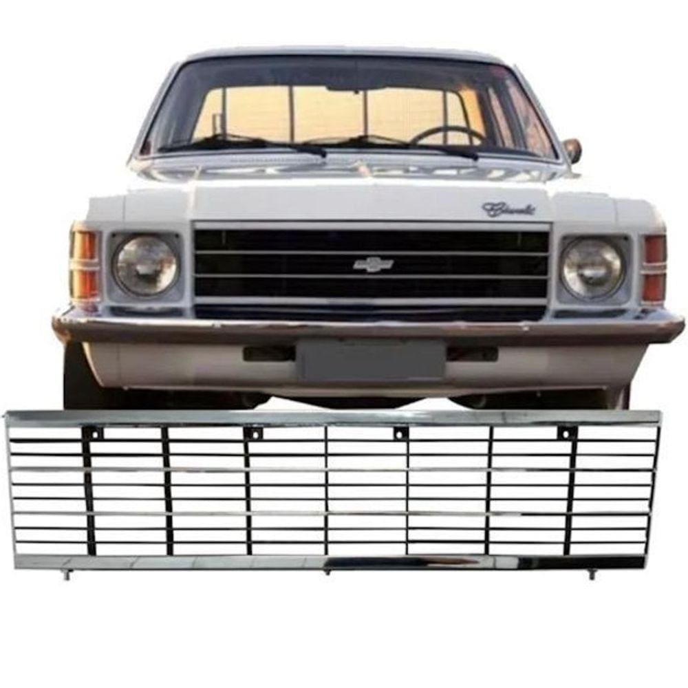 Grade Frontal Do Radiador Opala E Caravan 1975 Até 1979