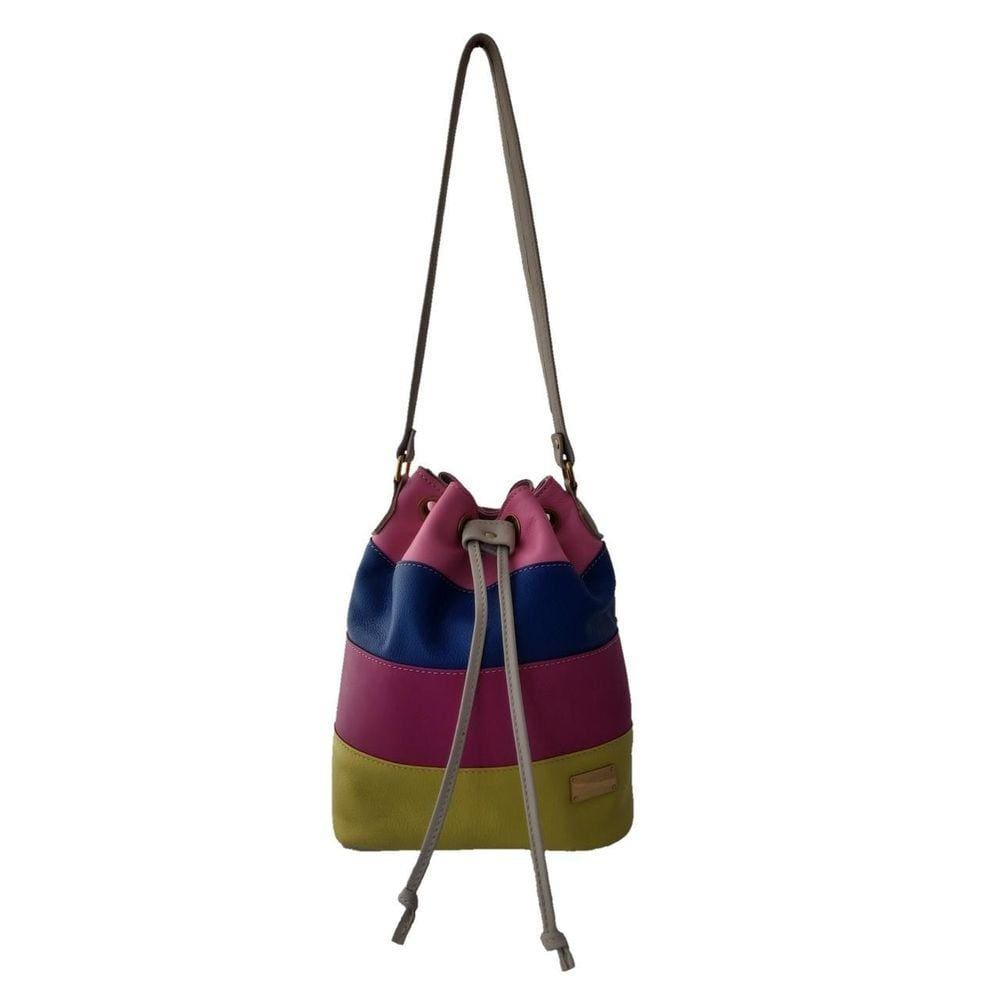 Bolsa Saco Topgrife Couro Colorido