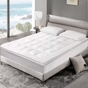 Pillow Top Queen 1.000Gramas/M De Fibra Siliconizada Tekstil