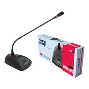 Microfone Gooseneck Vokal De Mesa Vmm145 45Cm Para Conferência