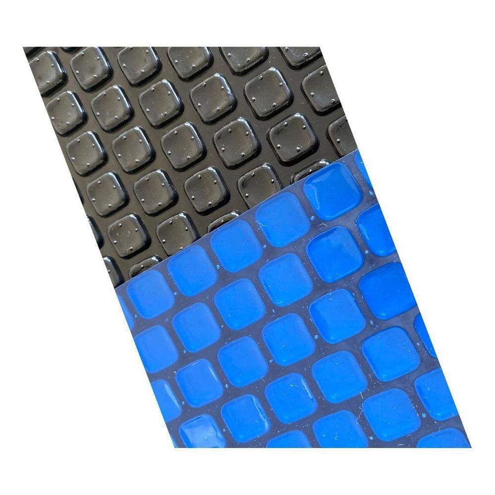 Lona Térmica Piscina 5,5X3 300 Micras Proteção Uv Black/Blue