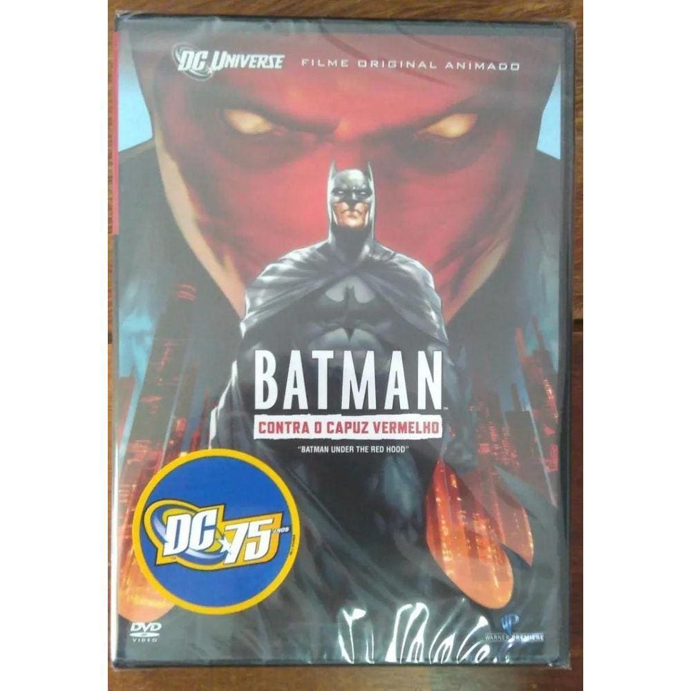 Dvd Batman Contra O Capuz Vermelho - Filme Animação Dc