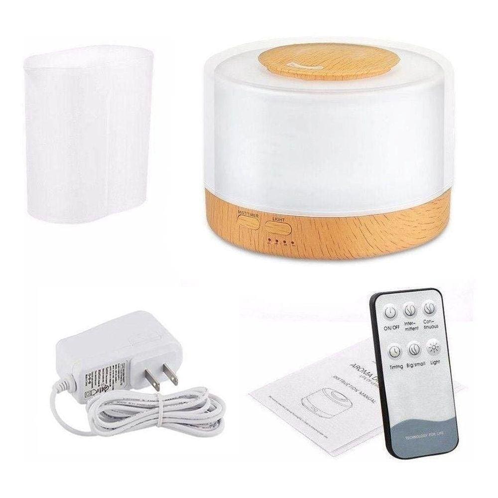 Difusor Umidificador De Aroma Elétrico 500Ml Com Controle