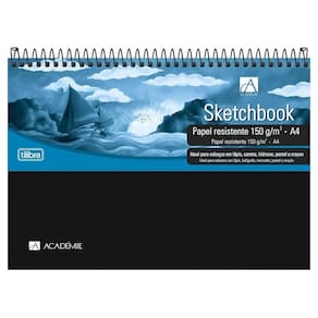 Caderno Sketchbook Espiral Capa Plástica A4 Tilibra