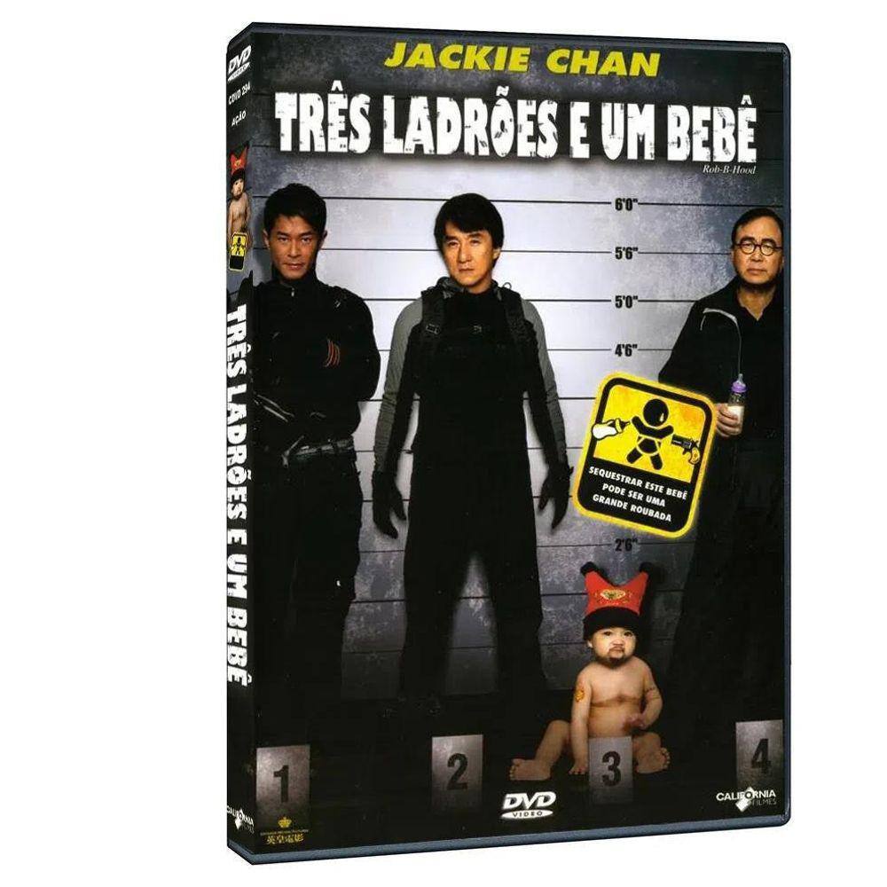 Dvd Três Ladrões E Um Bebê Lacrado Novo Jackie Chan