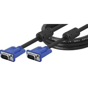 Cabo Vga Macho X Vga Macho 10mts C/ Filtro Para Monitor Pc Tv