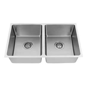 Cuba Dupla Cozinha Gourmet Inox Escovado 75X44Cm Prof 20Cm