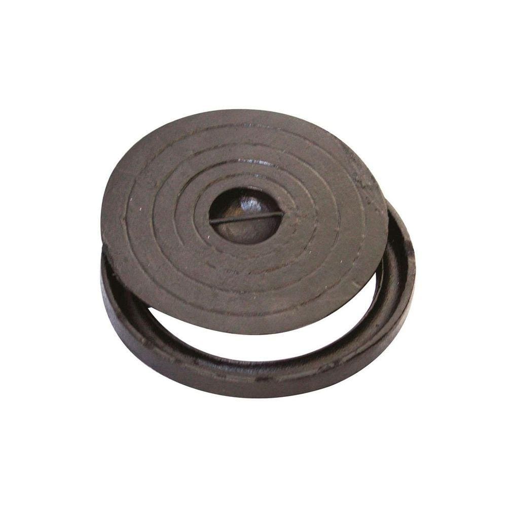 Tampa Tampão de Chão Simples Ferro Fundido Aterramento 25cm